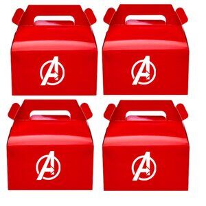 Gabel Gift Box Custom Red 12 Pack 6.3in x 3.5 in